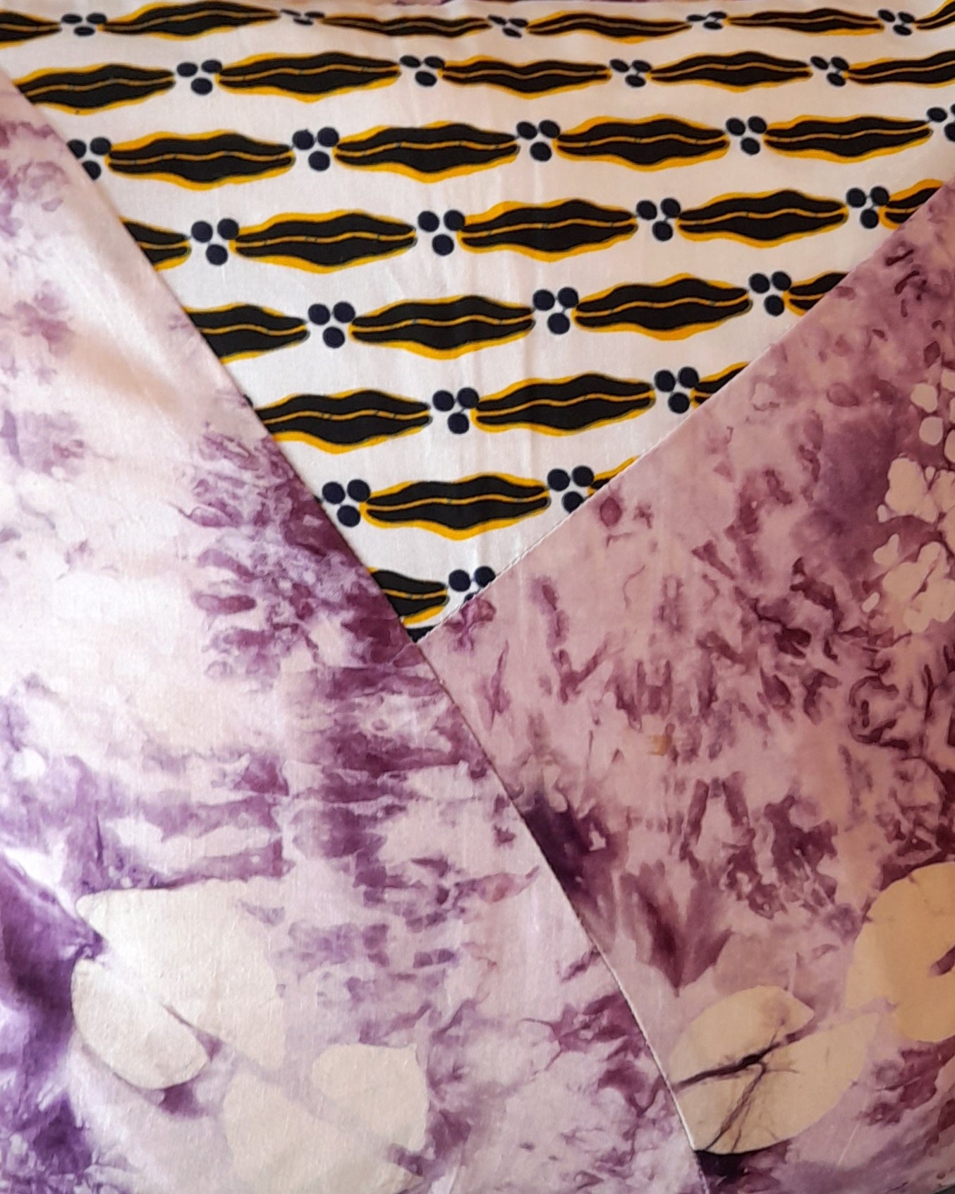 Handmade Batik + Print Cushion Cover - 007