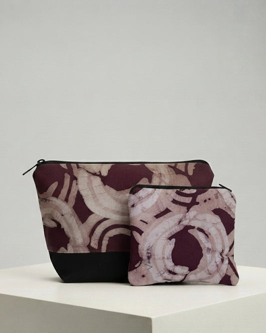 Handmade Batik Cosmetic Purse Set