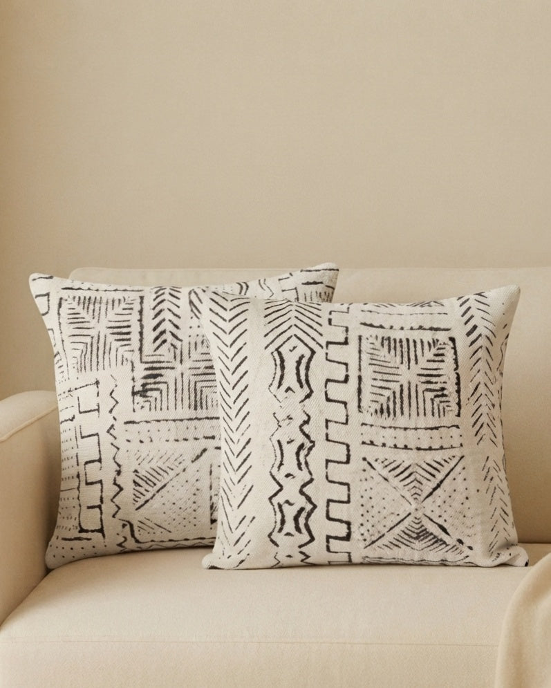 Handmade Fugu Cushion Cover Set – 2-Piece