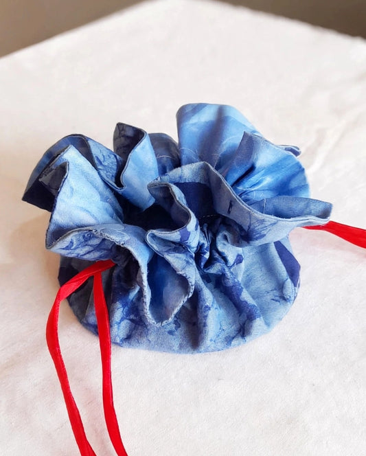 Batik Jewellery Bag (Drawstring Pouch) - 004