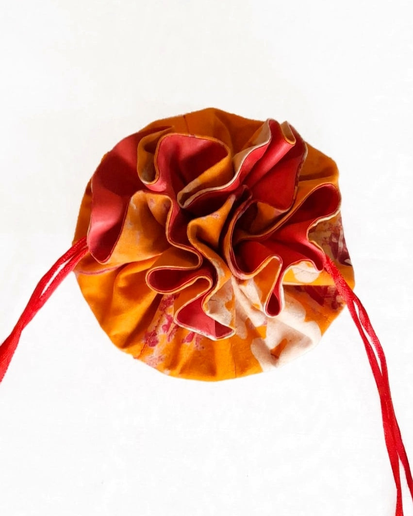 Batik Jewellery Bag (Drawstring Pouch) - 002