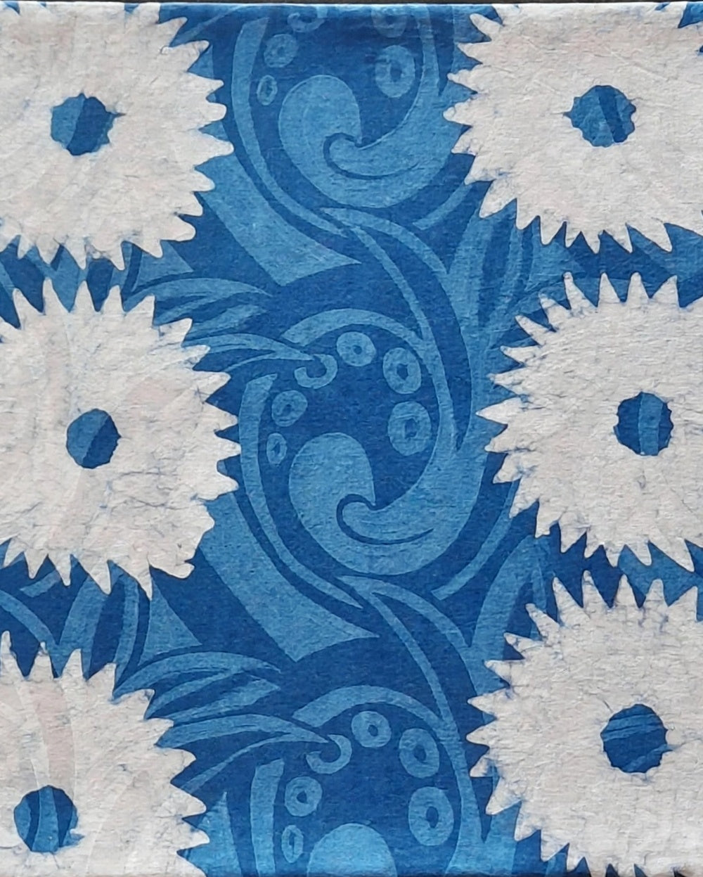 Square Batik Table Cloth Set with 4 Matching Napkings - 006