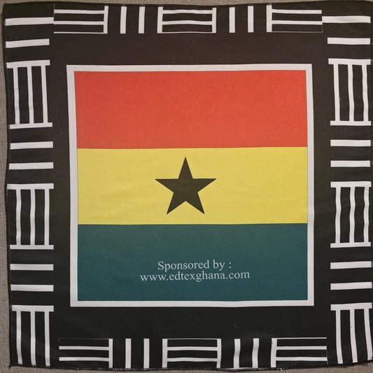 Ghana Flag Bandana (Black)