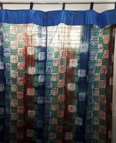 Batik Shower Curtain